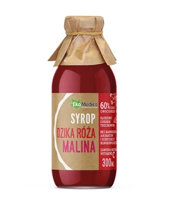 Syrop Dzika Róża Malina 300 ml