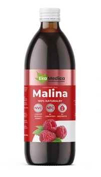Malina NFC - Naturalny suplemet diety 500 ml, sok z malin