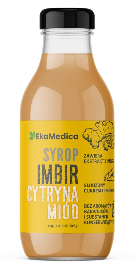 Syrop Imbir Cytryna Miód 300 ml