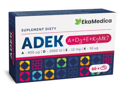ADEK kaps. miękkie 60 sztuk | EkaMedica