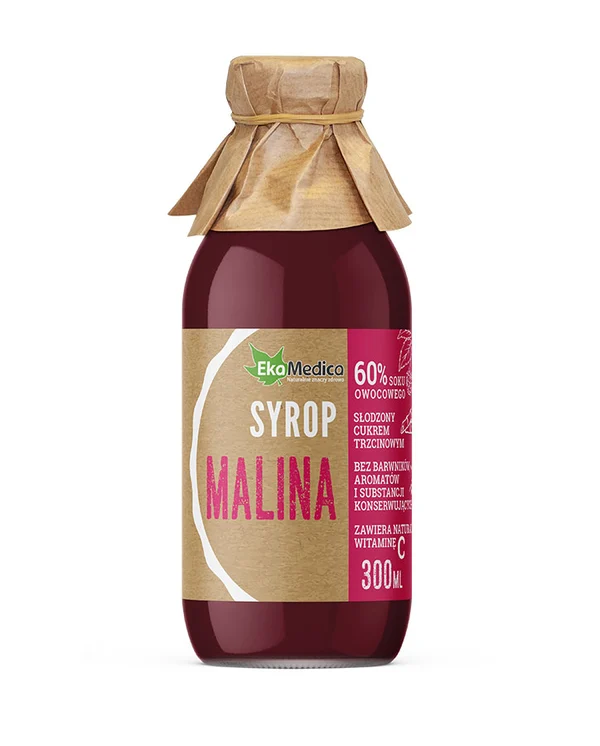 Syrop Malina 300 ml, witaminy na odporność