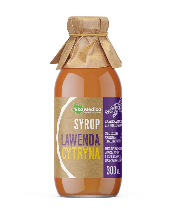 Syrop lawenda z cytryną wspierający odporność