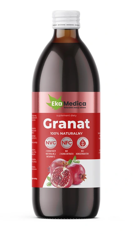 Granat NFC - Naturalny suplement diety 500 ml, sok z granata