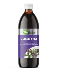 Lucerna - Suplement diety 500 ml, jak obniżyć cukier, suplementy na włosy