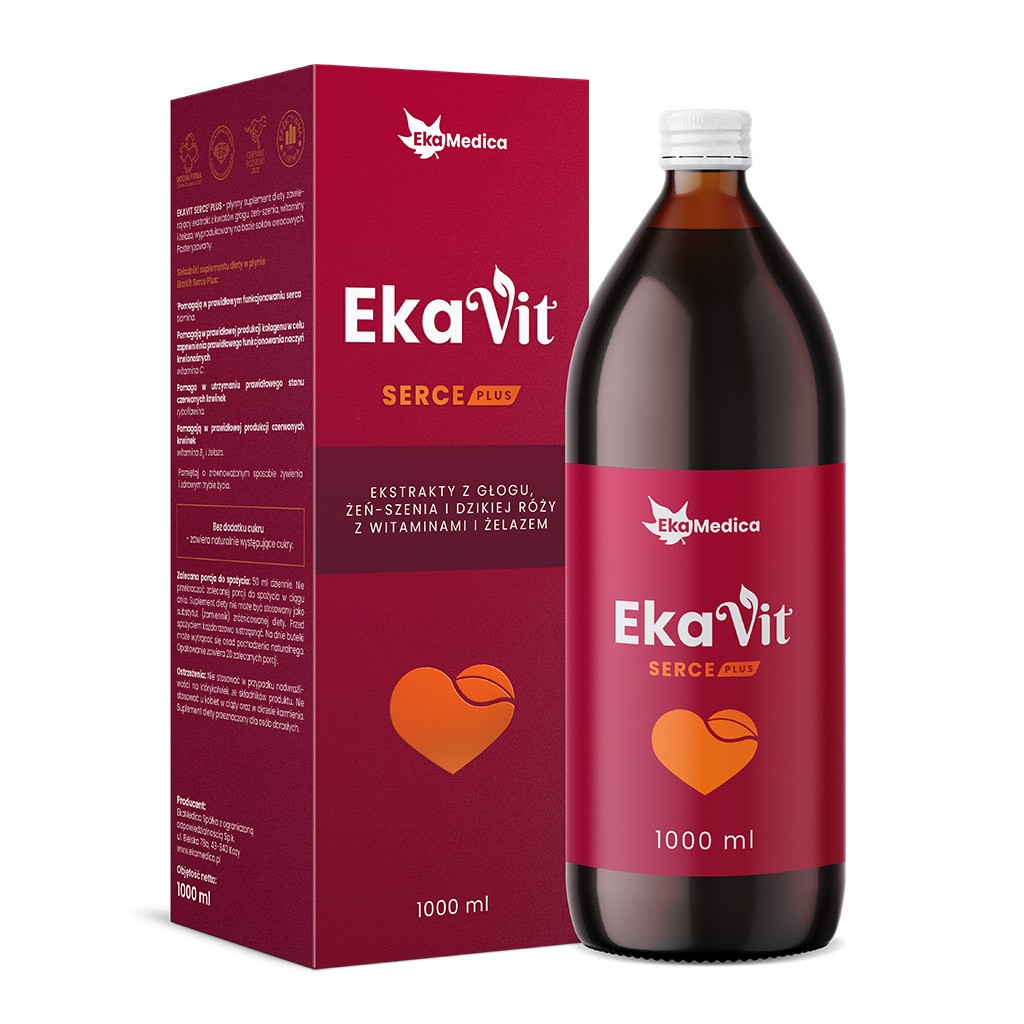 EKAVIT Serce Plus - tonik witalny 1000 ml