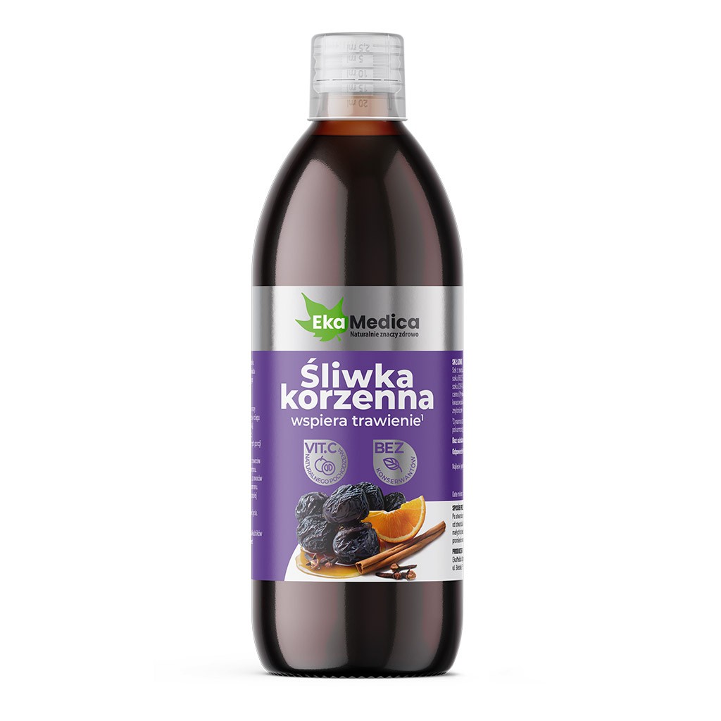 Eka Śliwka korzenna, wsparcie trawienia - suplement diety 500 ml