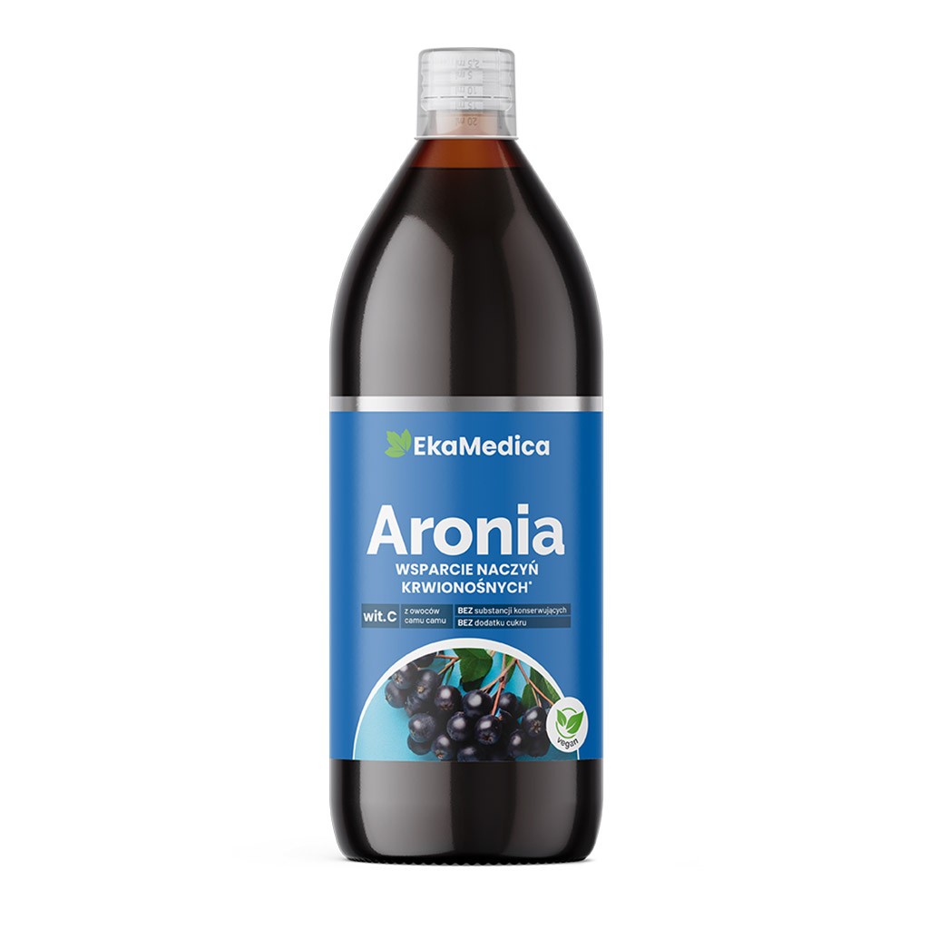Eka Aronia, sok z aronii z witaminą C - suplement diety 1000 ml
