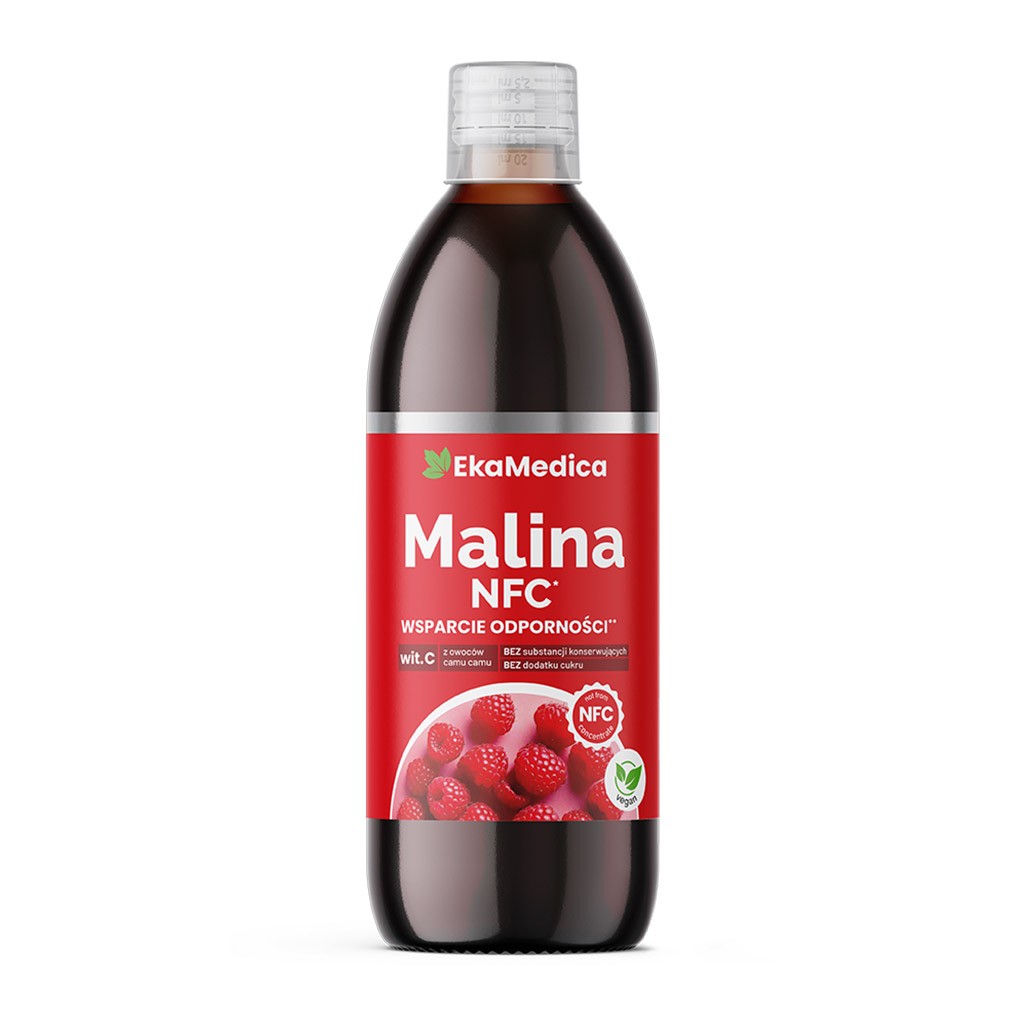 Eka Malina NFC, sok z malin z witaminą C - suplement diety 500 ml