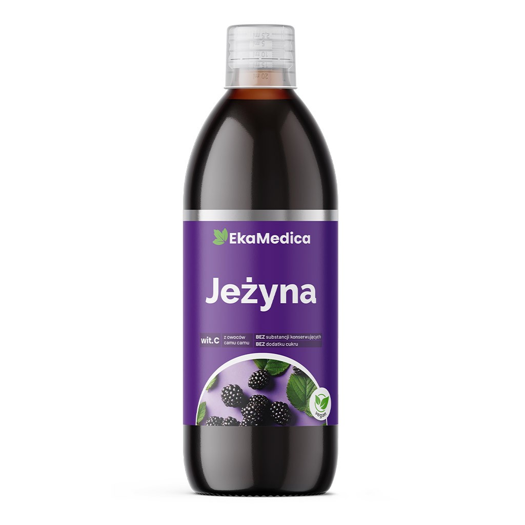 Eka Jeżyna, puree z jeżyny z witaminą C - suplement diety 500 ml