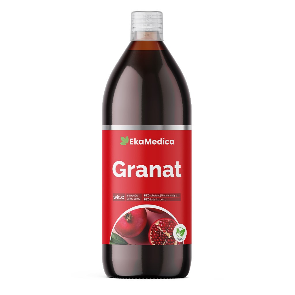Eka Granat, sok z granatu z witaminą C - suplement diety 1000 ml